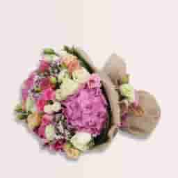 Pink & White Flower Bouquet
