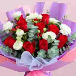 Royal Lavender Rose Bouquet