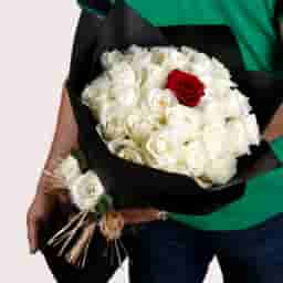 Red Rose Mixed Flower Bouquet