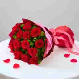 Premium Red Rose Flower Bouquet