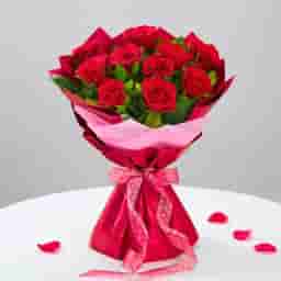 Premium Red Rose Flower Bouquet