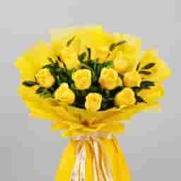 Premium Yellow Rose Bouquet in UAE