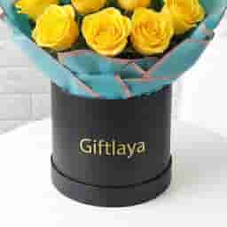 Luxury Yellow Roses Gift Bouquet in UAE
