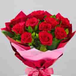 Premium Red Rose Flower Bouquet