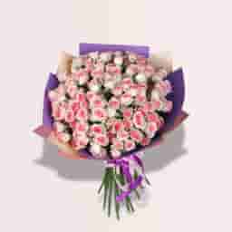 Classic Pink Roses Bouquet