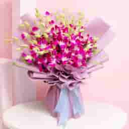 Purple Orchid Bouquet