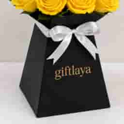 Soft Elegant Yellow Rose Bouquet in UAE