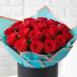 Elegant Bloom Red Roses Bouquet in UAE