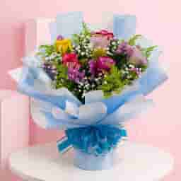 Spring Pastels Flower Bouquet