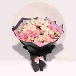 Pastel Pink Rose Bouquet