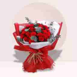 Bunch of 24 Red Roses