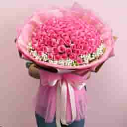 Soft Pink Roses Bouquet