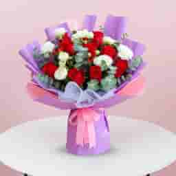 Royal Lavender Rose Bouquet