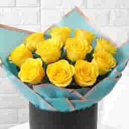 Luxury Yellow Roses Gift Bouquet in UAE