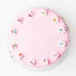 Cute Rainbow Color Birthday Cake 