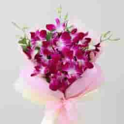 Luxury Purple Orchid Gift Bouquet in UAE