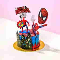 Ultimate Spiderman Action Cake