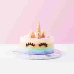 1st Birthday Rainbow Unicorn Cake