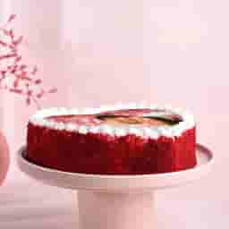 Red velvet customised cake 