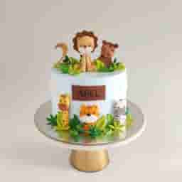 Premium Jungle Safari Celebration Cake