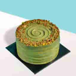 Kunafa Pistachio Delight Cake