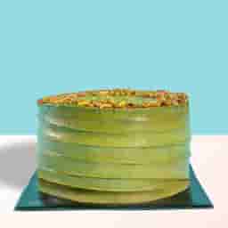 Kunafa Pistachio Delight Cake