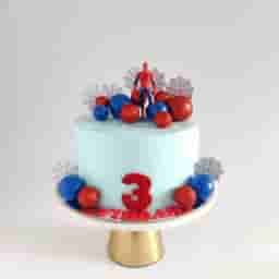 Spider-Man Superhero Birthday Cake