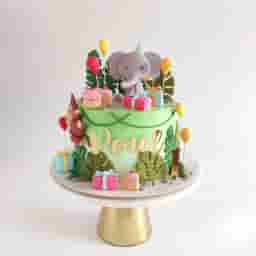 Little Explorer Jungle Theme Cake