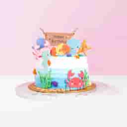 Little Ocean Party Cake