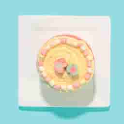 Multi-Color Rainbow Cream Cake