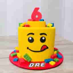 Lego Theme Birthday Cake