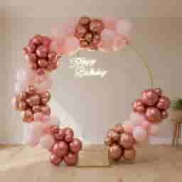 Rose Gold Ring Setup for Birthday