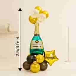 Champagne Celebration Balloon Arrangement
