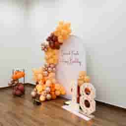 The 18th Birthday Balloon Setup