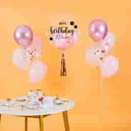 Personalized Bubble Balloon Birthday Set