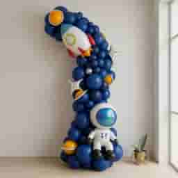 Space theme Balloon arrengement