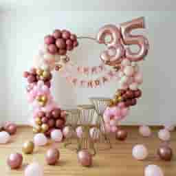 Pastel Birthday Ring Decoration