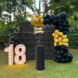 18th Birthday Sequance Outdoor Setup