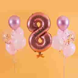 Rose Gold 8 Balloon