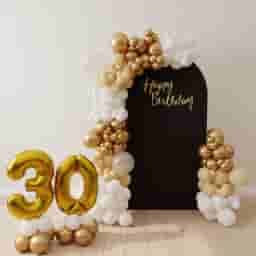 Luxury Birthday Backdrop Decoration 