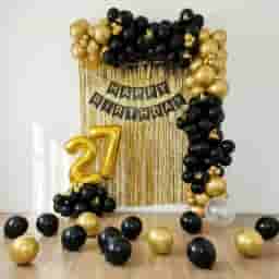 Glam Birthday Balloon Decoration