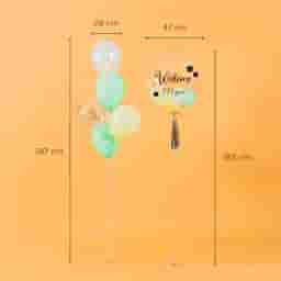 Vespa Mint Helium Party Balloons