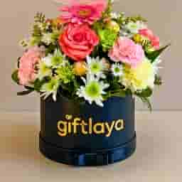 Personalized Birthday Bubble Balloon with Flowers