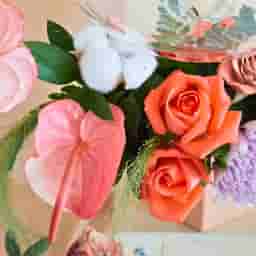 Happy Birthday Balloon with flower