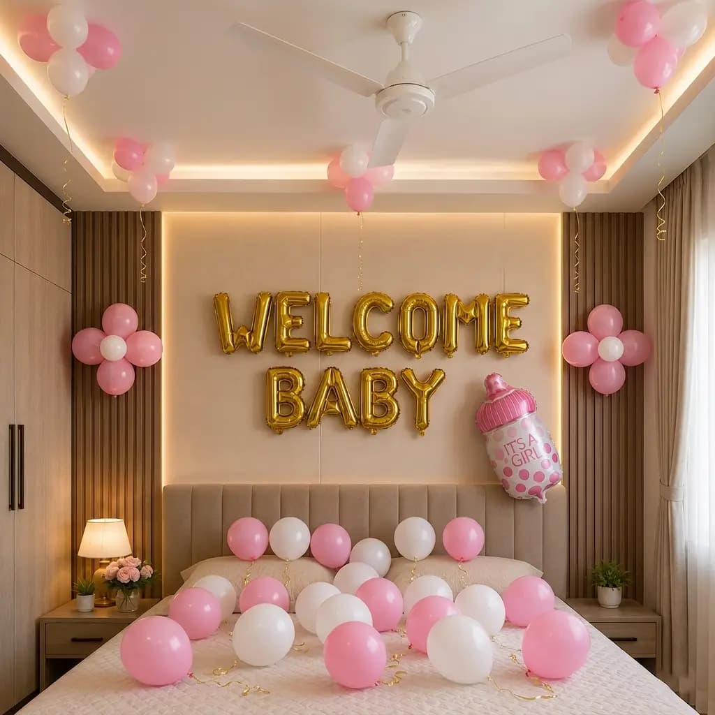 Baby Welcome Bedroom Decoration