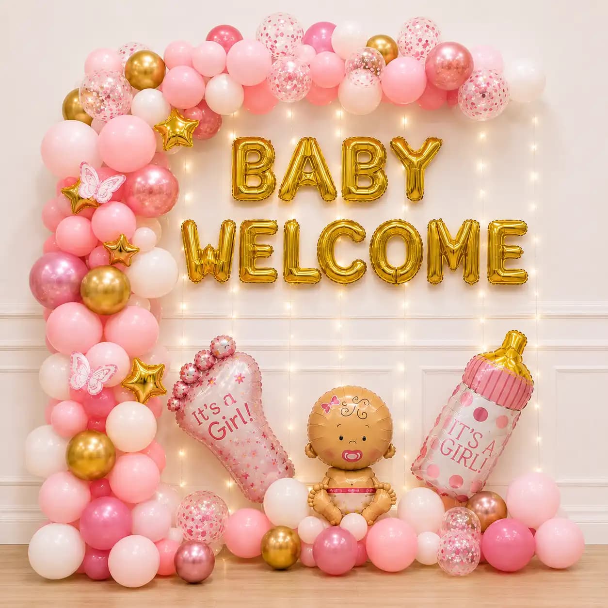 Newborn Baby Welcome Arch Decor