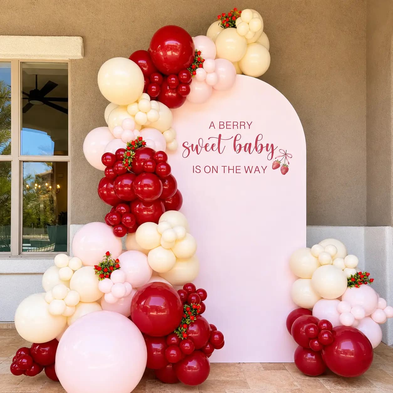 Baby Shower Backdrop Balloon Decoration