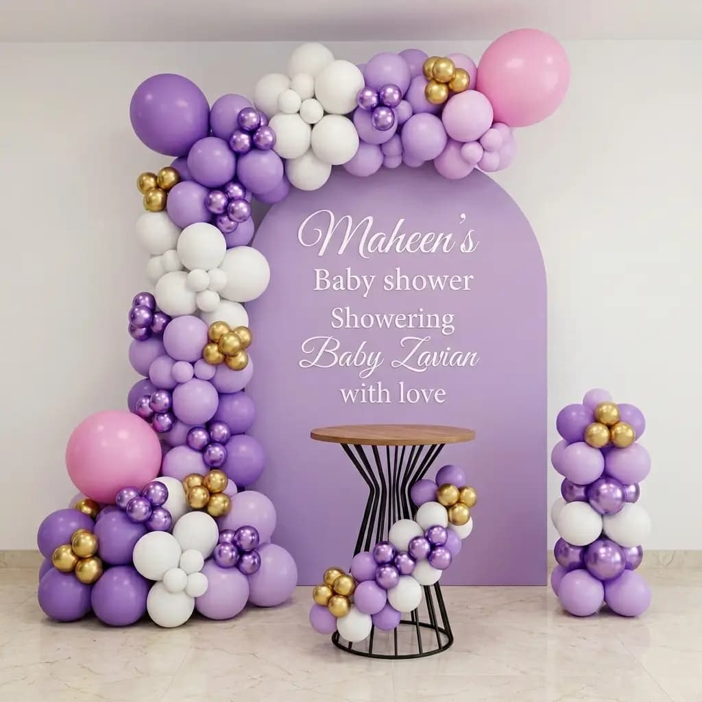 Customized Baby Shower Decoration