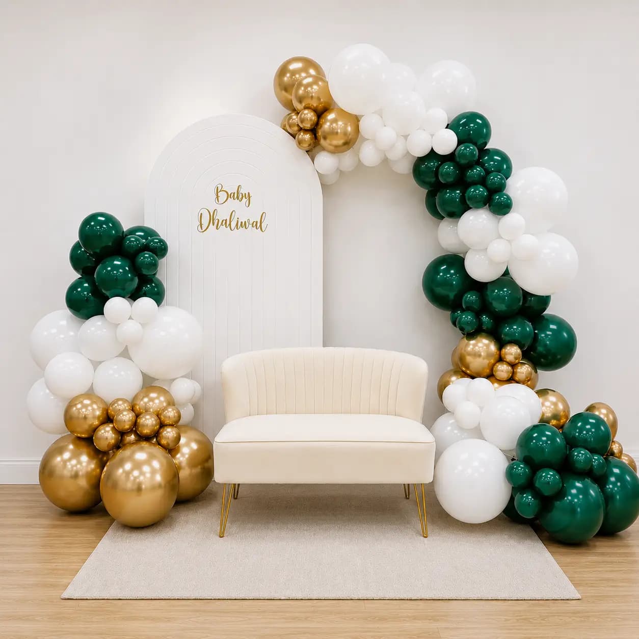 Blissful Baby Shower Backdrop  Decor