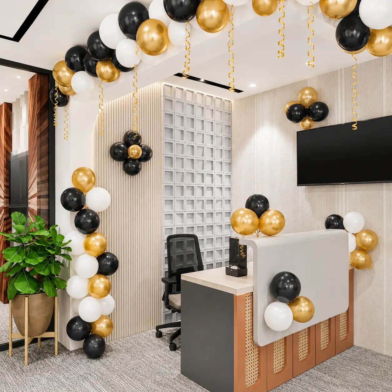 Office Reception Decoration